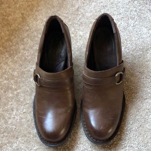 Born brand new heeled slip on shoes 2 1/2”heels